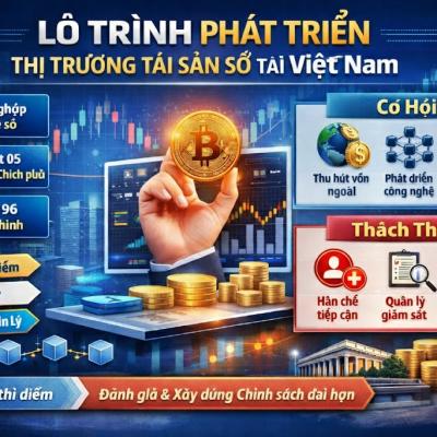 Lộ trình phát triển thị trường tài sản mã hóa tại Việt Nam: Cơ hội và thách thức phía trước