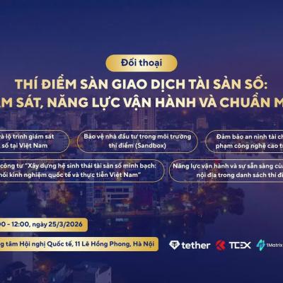 Ủy ban Chứng khoán Nhà nước chủ trì đối thoại về Sandbox tài sản mã hóa.